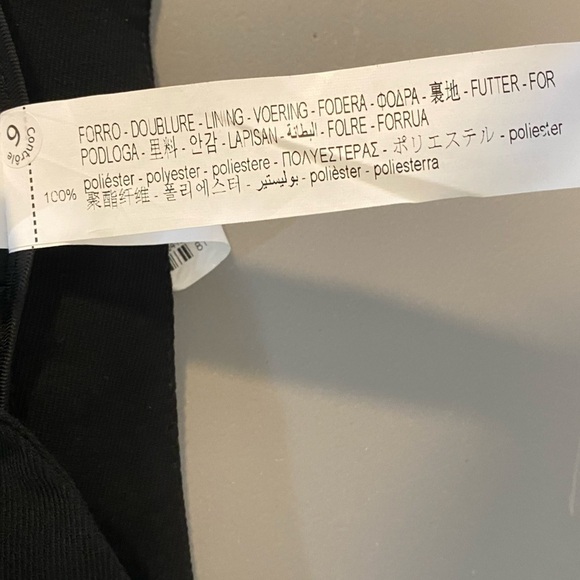 NWT Zara Sz XS Black Flare Leg Trouser Dress Pants With Hand Pockets Flowy - Picture 11 of 16